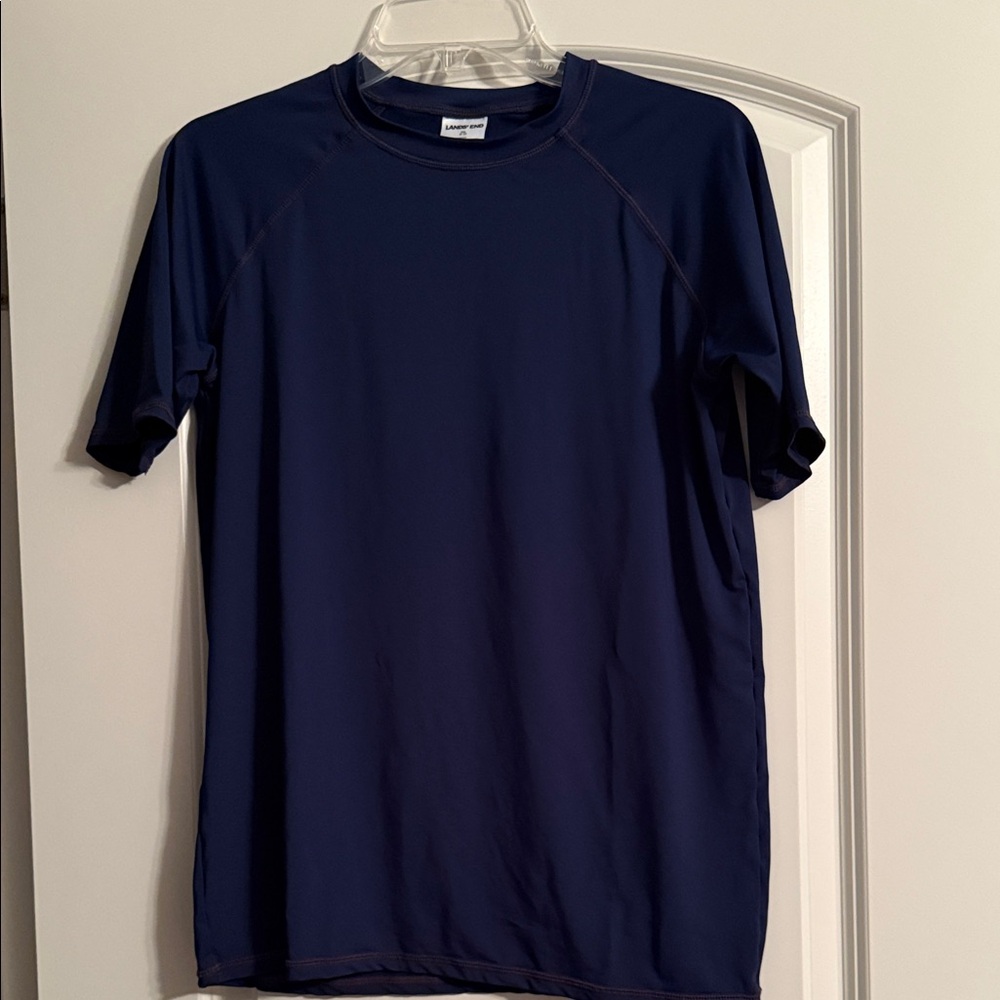Navy Blue Boy’s Short Sleeve Rashguard